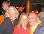 Enjoying Queen's Day in Amsterdam