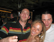 Gabe and Caselli, life of the 888.com party